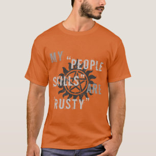 Camiseta Presente Habilidades Sociais de Castiel Supernatur