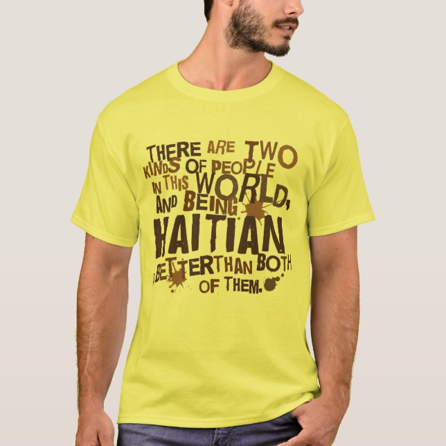 Camiseta Presente haitiano (engraçado) (Frente)