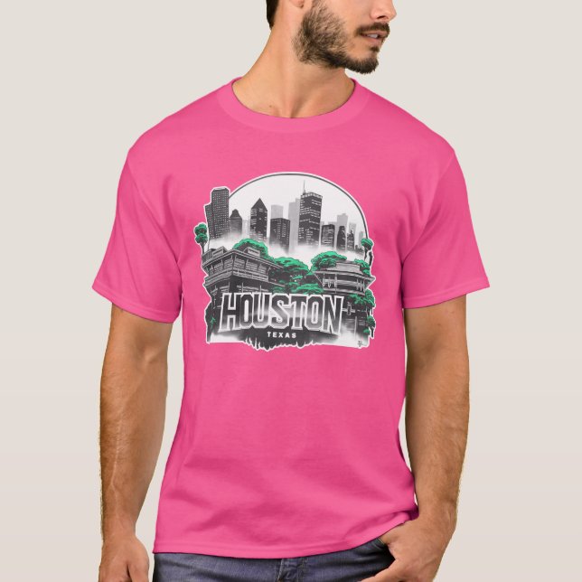 Camiseta Presente Houston Cityeas EUA (Frente)
