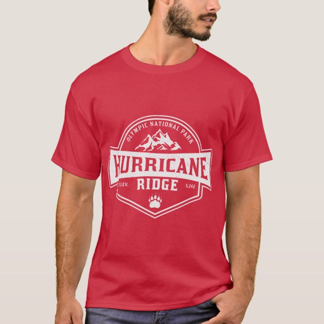 Camiseta Presente Hurricane Ridge Olympic National Park (Frente)