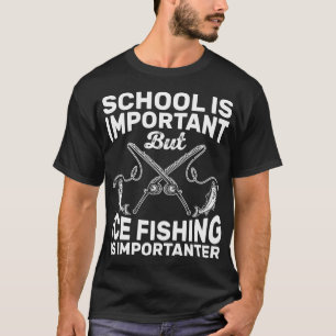Camiseta Presente Importante de Pesca no Gelo Engraçado par