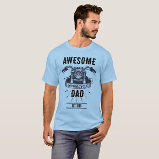 Camiseta Presente Incrível para Pai Motociclista