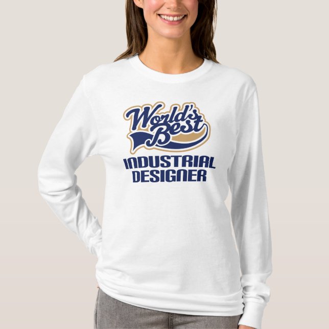 Camiseta Presente industrial do desenhista (mundos (Frente)