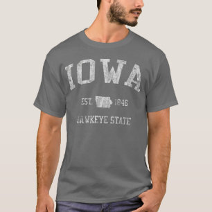 Camiseta Presente Iowa Vintage Sports Design