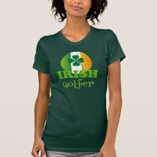 Camiseta Presente irlandês do jogador de golfe