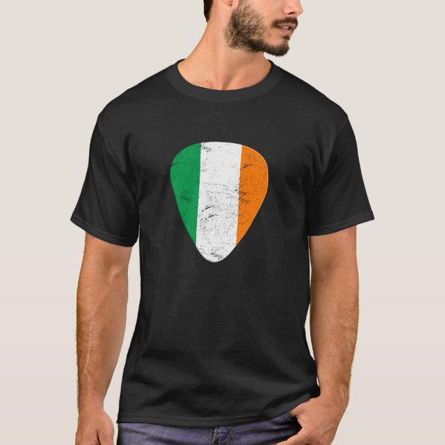 Camiseta Presente irlandês do plectro da picareta do (Frente)