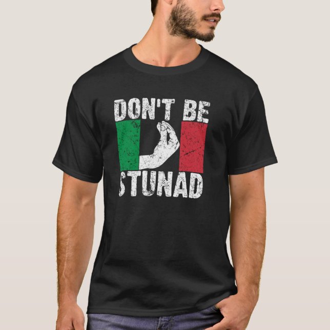 Camiseta Presente Italiano Engraçado para Homens e Mulheres (Frente)