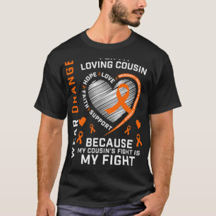 Camiseta Presente Jato Laranja Primo Esclerose Múltipla Awa