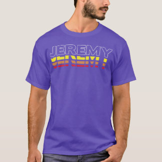 Camiseta Presente Jeremy Primeiro Nome Engraçado Vintage Pô