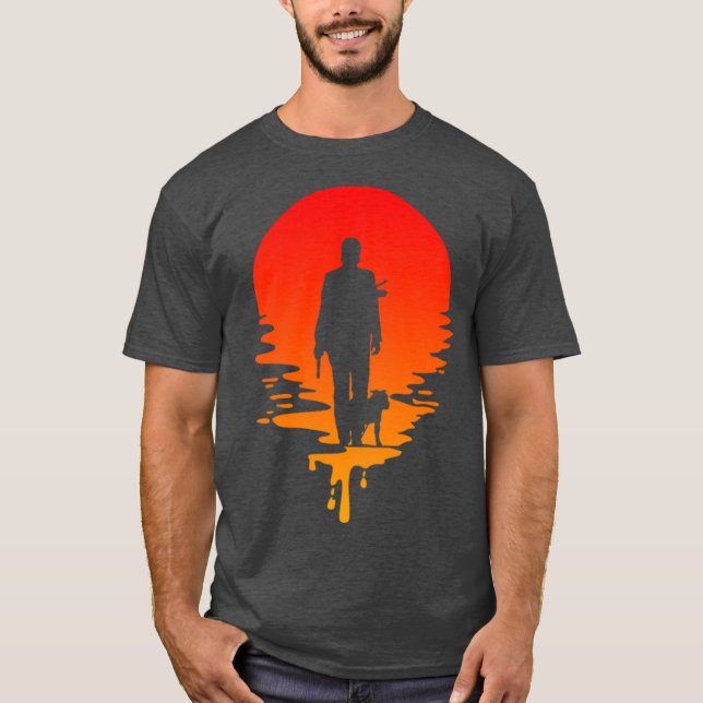 Camiseta Presente JWick e Dog Sunset (Frente)