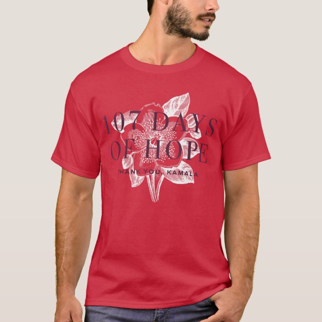 Camiseta Presente Kamala de 107 Dias (Frente)