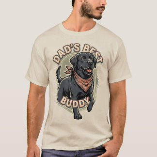 Camiseta Presente Labrador Retriever Melhor Amigo do Papai
