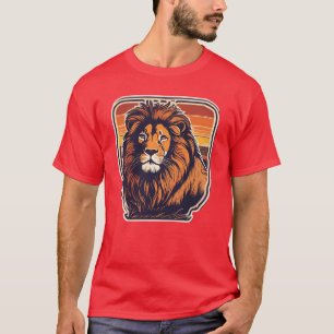 Camiseta Presente Leão Safari de Animais Leão