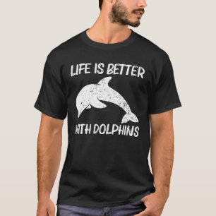Camiseta Presente legal De Golfinho Para Mulheres Masculina