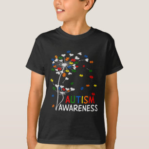 Camiseta Presente Legal de Peça de Puzzle de Dente-de-Leão