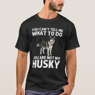 Camiseta Presente Legal do Husky Acessórios para Amantes de