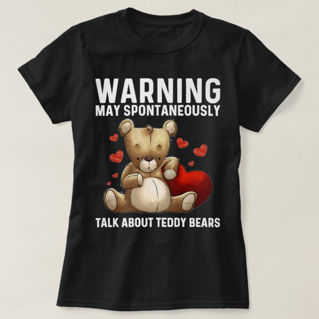 Camiseta Presente legal no Urso de Teddy para Homens Mulher (Frente do Design)