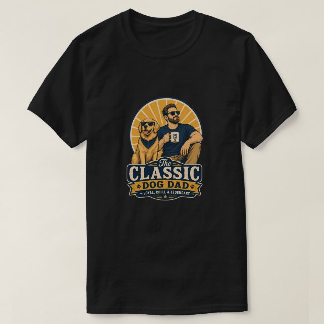 Camiseta Presente Legendário para o Dia dos Pais com Tema d (Frente do Design)