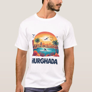 Camiseta Presente Lembrança de Viagem para Hurghada Egito P