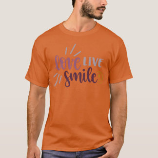 Camiseta Presente Love Live Smile