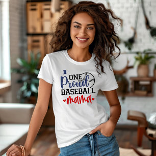 Camiseta Presente Mãe de Baseball Monograma