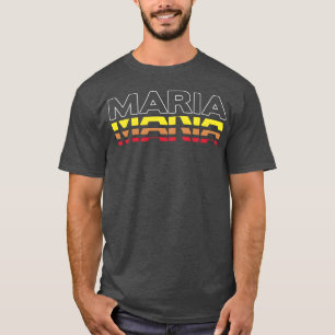 Camiseta Presente Maria Primeiro Nome Divertido Vintage Pôr