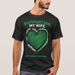 Camiseta Presente Marido Transplante Esposa Doença Renal Co
