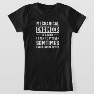 Camiseta Presente Mecânico de Engenheiro Engraçado