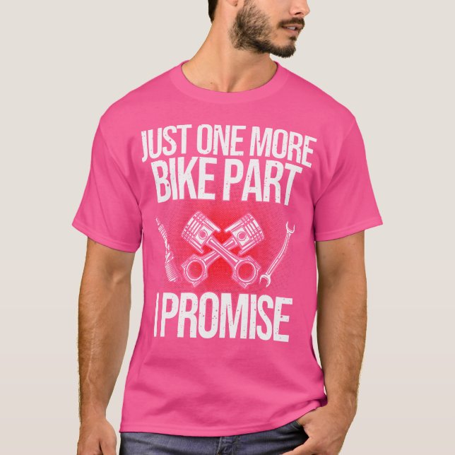 Camiseta Presente Mecânico De Motocicleta Funny Para A Repa (Frente)