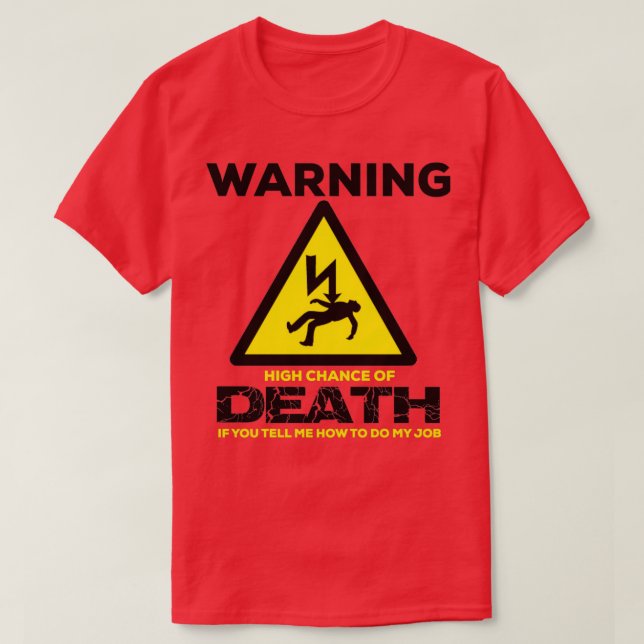 Camiseta Presente mestre aposentado do Pai IBEW Sindical (Frente do Design)