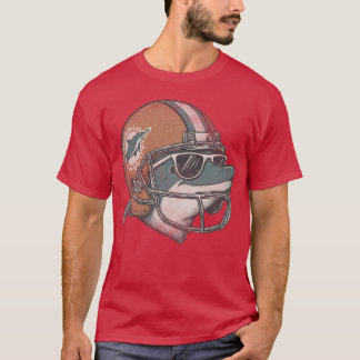 Camiseta Presente Miami Dolphins s Mascote de Futebol de Mi