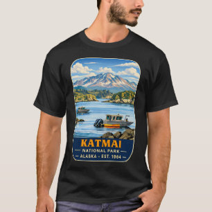 Camiseta Presente Montanhas Angustiadas Bend Oregon Vintage