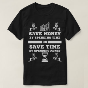 Camiseta presente motivacional para economizar dinheiro gas