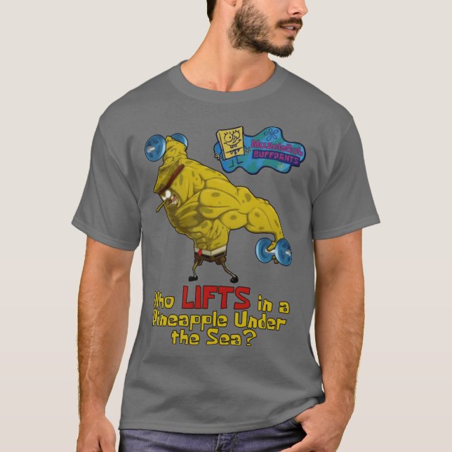 Camiseta Presente Musclebob Buffpants (Frente)