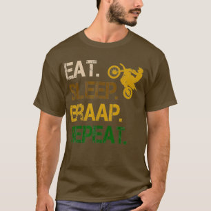 Camiseta Presente na bike de saia vencida repetida do freio