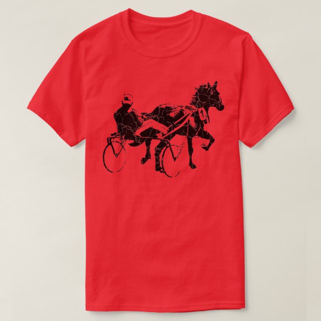 Camiseta Presente na Corrida de Cavalo Esportivo (Frente do Design)