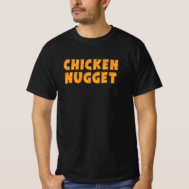 Camiseta Presente na fantasia do Halloween de Galinha Nugge (Frente)