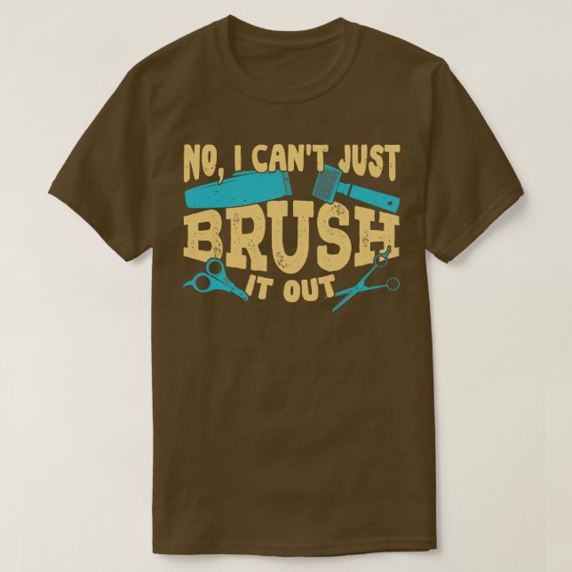 Camiseta Presente no Almoço de Cachorro Engraçado (Frente do Design)