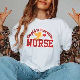 Camiseta Presente no Dia Anti-Valentine Engraçado para enfe