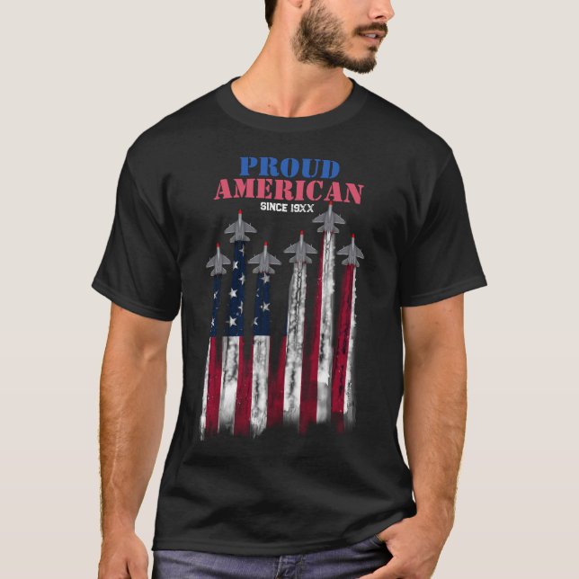 Camiseta Presente no Dia da Independência dos EUA em 4 de j (Frente)