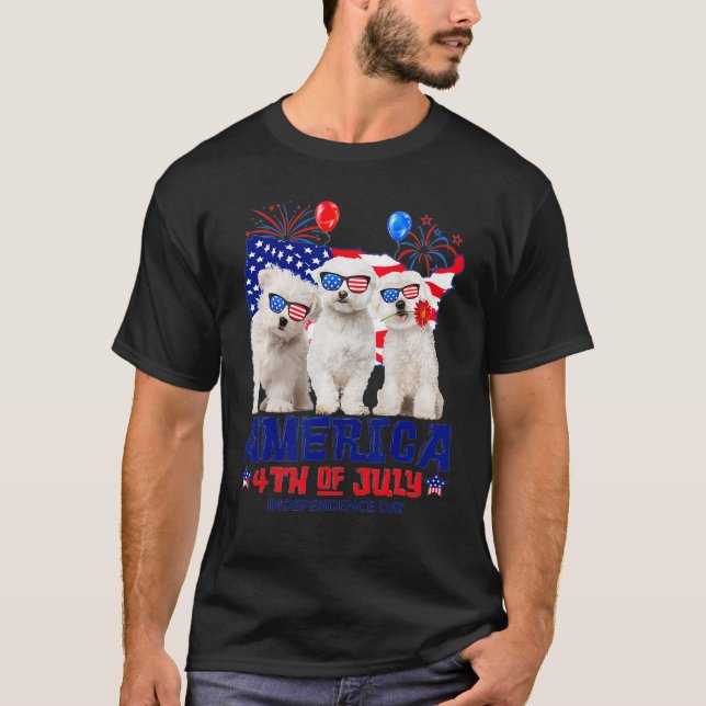 Camiseta Presente no Dia da Independência na América Maltes (Frente)