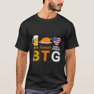 Camiseta Presente no Dia de Ação de Graças da Beer Turkey -