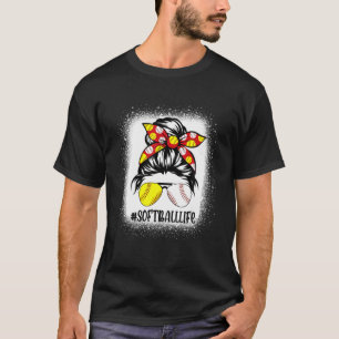 Camiseta Presente no Dia do Jogo de Ondas Má Vida da Mãe 