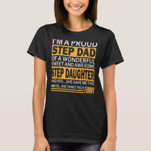 Camiseta Presente no dia do pai pai do Passo Orgulhoso para