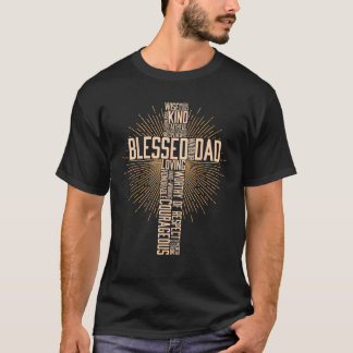 Camiseta Presente no Dia do Pai para o Pai Marido Pai Abenç
