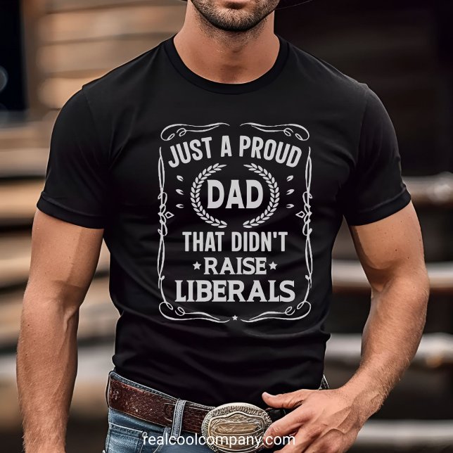 Camiseta Presente no Dia do Pai Patriótico, Conservador Eng (Criador carregado)