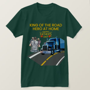 Camiseta Presente no Dia do Pai - Rei da Estrada, Herói em