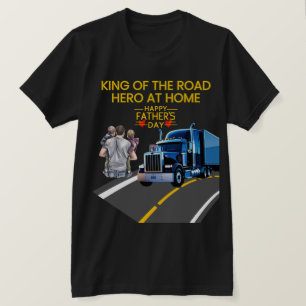 Camiseta Presente no Dia do Pai - Rei da Estrada, Herói em 