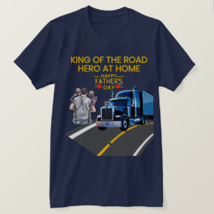Camiseta Presente no Dia do Pai - Rei da Estrada, Herói em 