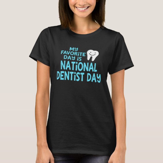 Camiseta Presente no Dia Nacional do Dentista (Frente)